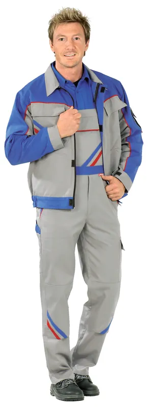 Begrenztes Angebot PLANAM Bundjacke HIGHLINE zink/kornblau/rot  Größe: 118