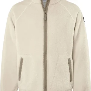 Begrenztes Angebot FRISTADS Copper Webpelz-Fleecejacke Off weiß Größe: 2XL