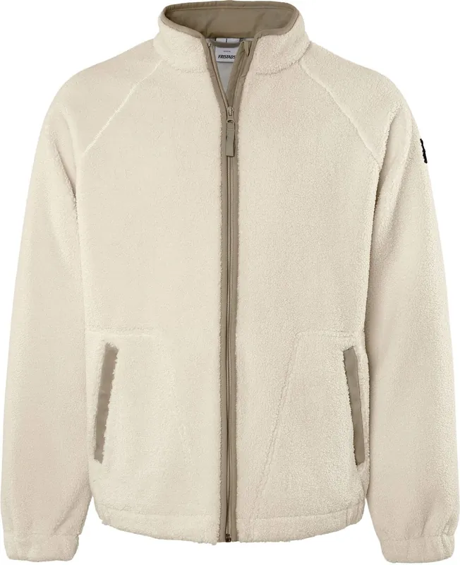 Begrenztes Angebot FRISTADS Copper Webpelz-Fleecejacke Off weiß Größe: 2XL