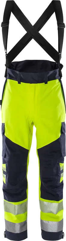 Wochenendangebot FRISTADS Flamestat Airtech Latzhose 2525ATHR Warnschutz-gelb/marine Größe: 2XL