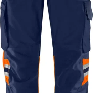 Super-Preis FRISTADS HighVis Green Hose 2668 GPLU Warnsch.-orange/mar.