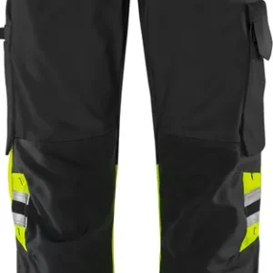Schneller Versand FRISTADS High Vis Green Hose 2649 GPLU Warnsch-gelb/schwarz