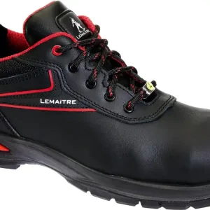 Lemaitre Halbschuh George low S3 ESD rot / schwarz  Größe: 49 Jetzt Bestellen