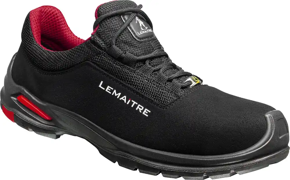Lemaitre Halbschuhe genesis Riley low S3 ESD L rot / schwarz Gr. 49 Größe: 49 Super-Preis