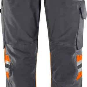 Top-Seller FRISTADS HighVis Green Hose Damen 2652GPLU Warnschutz-orange/grau Größe: 50