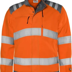 Sichere Zahlung FRISTADS HighVis Green Jacke 4067GPLU Warnschutz-orange/grau Größe: XL