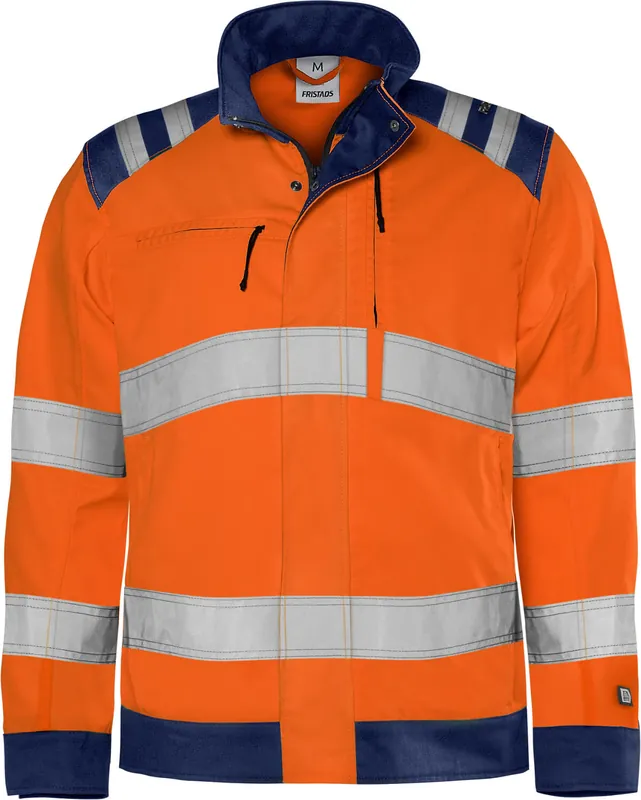 Solange Der Vorrat Reicht FRISTADS HighVis Green Jacke 4067GPLU Warnschutz-orange/marine Größe: XL