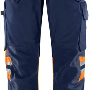 Abverkauf FRISTADS HighVis Green Handw.-h.2640GPLU Warnsch.-or./mar.
