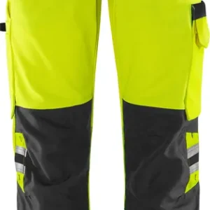 Sonderaktion FRISTADS HighVis Green Hose Damen 2642GPLU Warnsch-gelb/schwarz Größe: 50