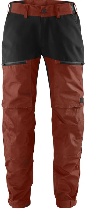 Angebot FRISTADS Carbon Semistretch Outdoor Hose rot/schwarz Größe: 2XL