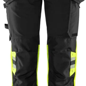 Bestseller FRISTADS HighVisGreen Handwerker Stretchhose Damen 2663 Warnschutz-gelb/sch Größe: 50