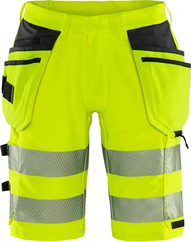 Sonderangebot FRISTADS HighVisGreenHandw.Stretch-Sh.2646Warnsch.-gelb/sch Größe: 66