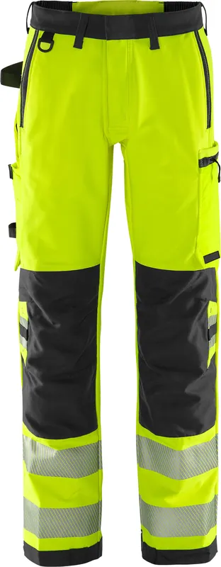 Abverkauf FRISTADS HighVis Green Stretchh.2645GSTP Warnsch-gelb/schw