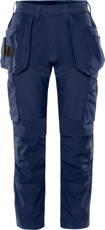 Sonderaktion FRISTADS Handwerker Stretch-Hose Damen 2599 LWS marineblau Größe: 50