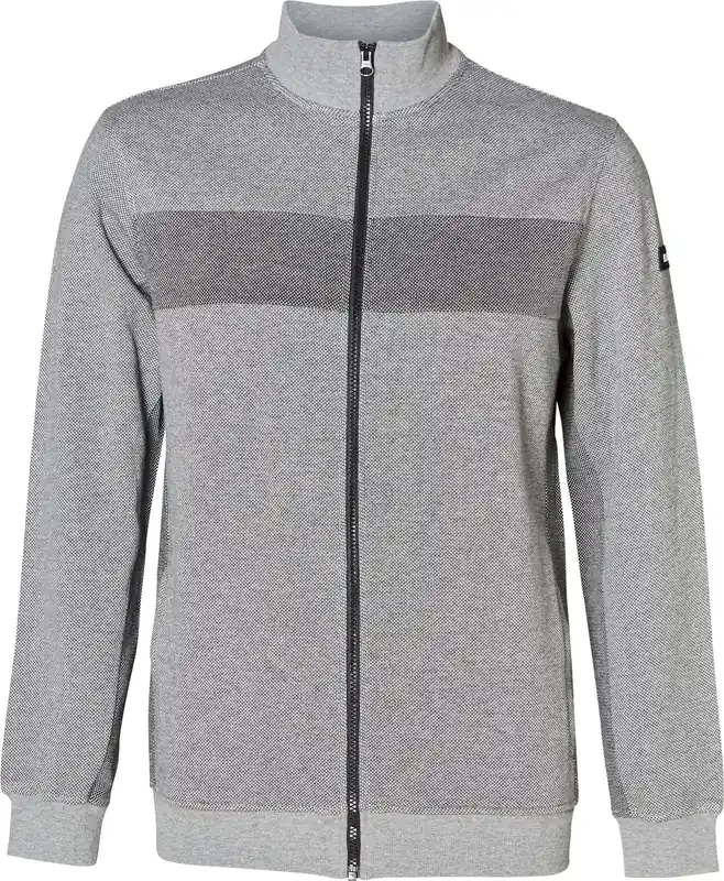 Versand Am Gleichen Tag FRISTADS Evolve Sweatjacke, Double Face grau/dunkelgrau Größe: 2XL