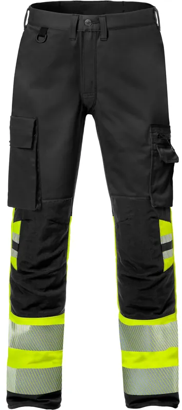Top-Preis FRISTADS HighVis Stretch-Hose Damen 2708 PLU Warnschutz-gelb/schwarz Größe: 50