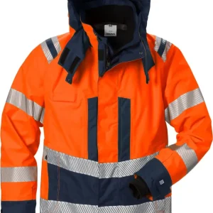 Schneller Versand FRISTADS HighVis Airtech®Außenjacke 4515GTT Warnschutz-or./marine Größe: 2XL