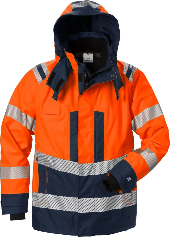 Schneller Versand FRISTADS HighVis Airtech®Außenjacke 4515GTT Warnschutz-or./marine Größe: 2XL