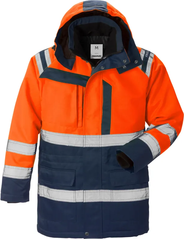 Sichere Zahlung FRISTADS HighVis Winterparka Kl.3 4042PP Warnschutz-orange/marine Größe: 2XL