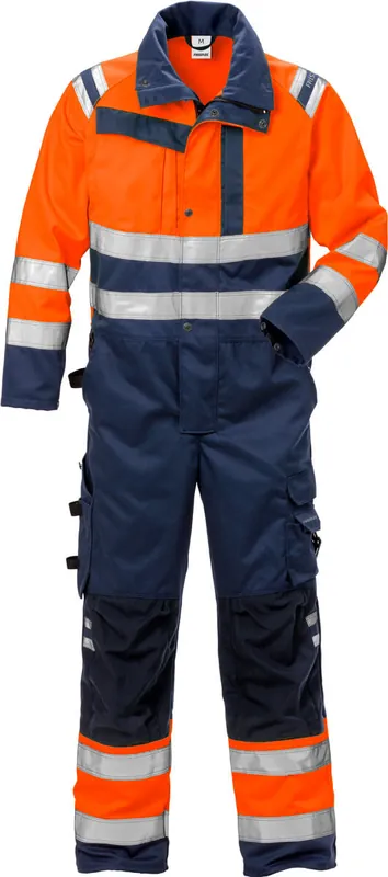 Super-Preis FRISTADS HighVis Overall Kl.3,8026PLU Warnschutz-orange/ma. Größe: XL