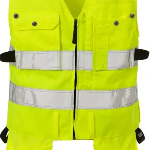 Beliebt FRISTADS High Vis Weste Kl. 2, 5003 PLU Warnschutz-gelb Größe: 2XL