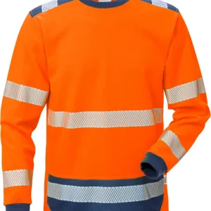 Top-Angebot FRISTADS HighVis T-Shirt lang 7724THV Warnschutz-orange/marine Größe: 2XL