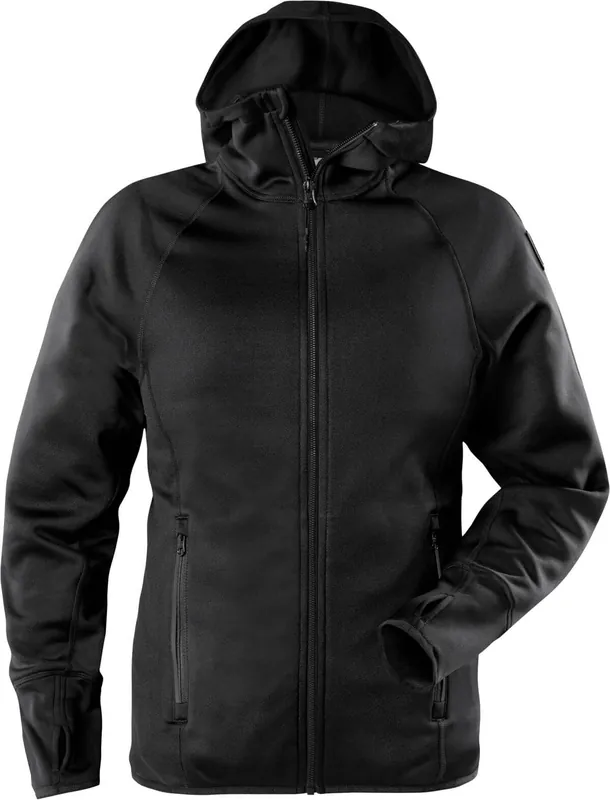 Zertifiziert FRISTADS Calcium Polartec® Power Stretch Hoodie Damen schwarz Größe: 2XL