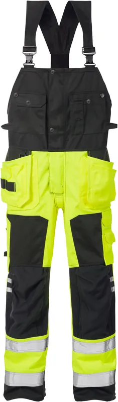 Schneller Versand FRISTADS HighVis Handw.-latzh.1014PLU Warnsch.-gelb/schwarz