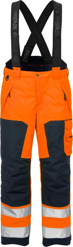 Wochenendangebot FRISTADS HighVis Airtech®Winterhose Warnschutz-orange/marine Größe: 2XL