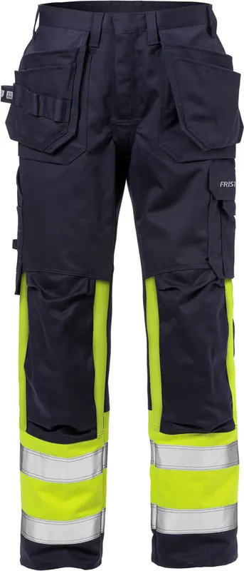 Solange Der Vorrat Reicht FRISTADS Flame High Vis Handwerkerh. Kl.1,Warnsch.-gelb/ma.