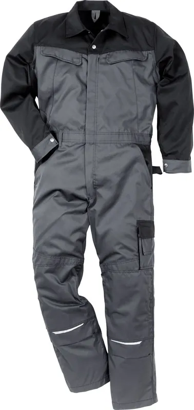 Sonderaktion FRISTADS Icon Two Overall 8612 LUXE, kurz, grau/schwarz Größe: XL
