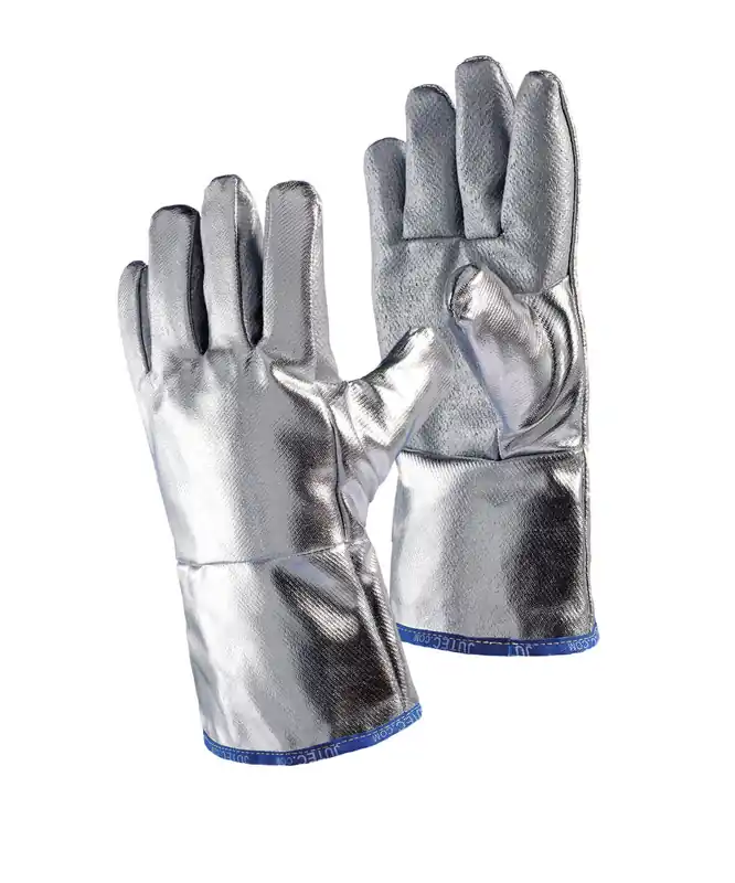 Sichere Zahlung JUTEC Hitzeschutzhandschuh ARAMID 5-Finger, bis 250°C Länge: 300 mm