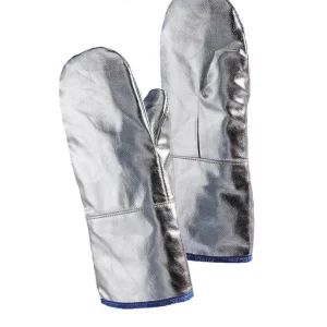 Markenware JUTEC Hitzeschutzhandschuh Preox Aramid Aluminium,bis 1000°C Fauster 400 mm  Länge: 400 mm