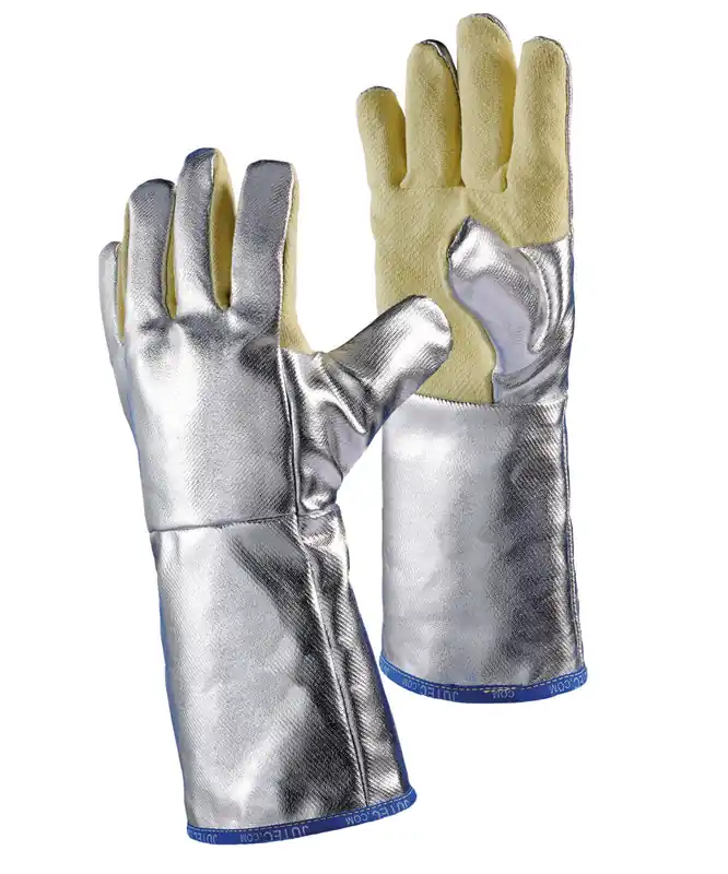 JUTEC Hitzeschutzhandschuh ARAMID 5-Finger, bis 250°C Länge: 450 mm Top-Angebot