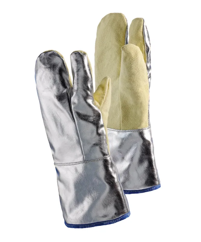 JUTEC Hitzeschutzhandschuh ARAMID 3-Finger, bis 250°C Länge: 400 mm Direktkauf