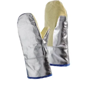 Neu JUTEC Hitzeschutzhandschuh ARAMID-Aluminium, bis 500°C, Fauster, 400 mm Länge: 400 mm