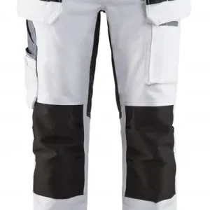 Blakläder Damen Malerhose mit Stretch weiß/schwarz  Größe: 25 Solange Der Vorrat Reicht