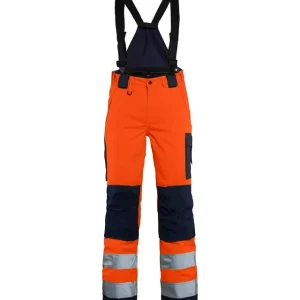 Blakläder Damen High Vis Winter Bundhose 7885 orange/marineblau Größe: 25 Ausverkauf