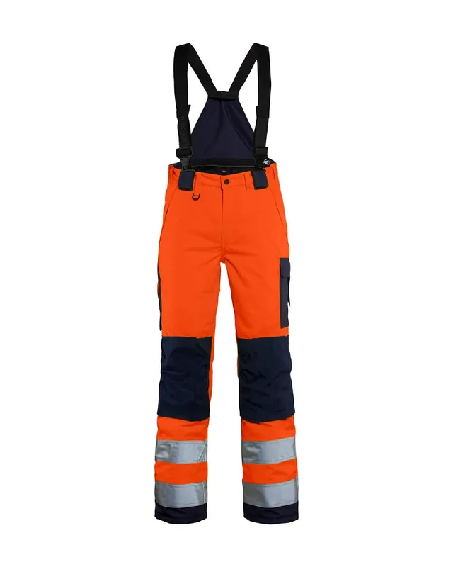 Blakläder Damen High Vis Winter Bundhose 7885 orange/marineblau Größe: 25 Ausverkauf