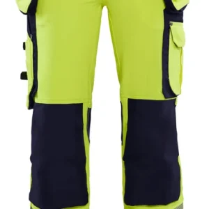 Blakläder Damen High Vis Bundhose 7197 4-Wege-Stretch gelb/marineblau  Größe: 25 Zertifiziert