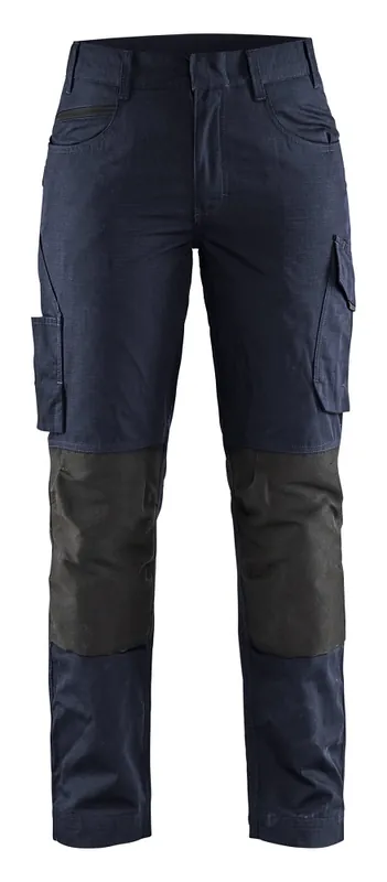 Aktuell Blakläder Damen Service Bundhose Stretch dunkel marineblau Größe: 25
