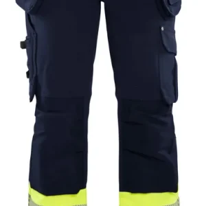 Abverkauf Blakläder Damen HighVis Bundhose 7193 4-Wege-Stretch marineblau/gelb Größe: 25