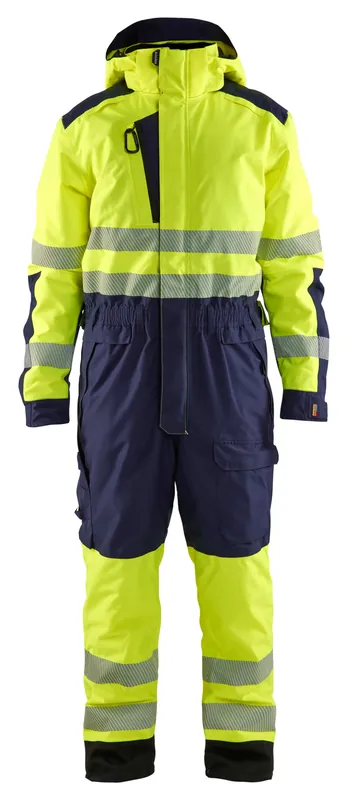 Sichere Zahlung Blakläder HighVis Winteroverall Kl.3 extra kurz HigVis gelb/marineblau Größe: 3XLS