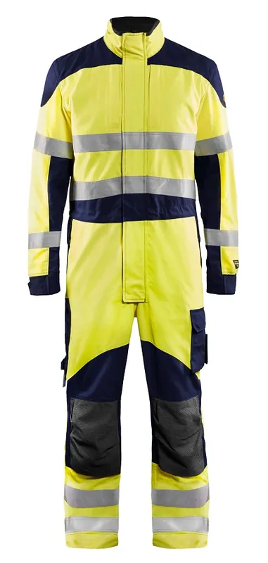 Schneller Versand Blakläder Multinorm Overall Inhärent gelb/marineblau