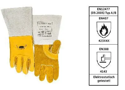 Beliebt ELMAG 5-Finger Schweißerhandschuh WELDAS 10-2750 Größe: 10,5