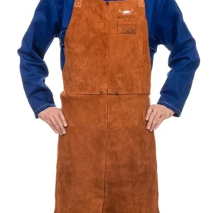Sofort Bestellen ELMAG Schweißerschürze STEERSOtuff® mit Hosenträger Gr. 80 x 107 cm, WELDAS 44-7142W