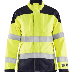 Blakläder Damen Multinorm Jacke Inhärent HighVis gelb/marine  Größe: 3XL Jetzt Kaufen