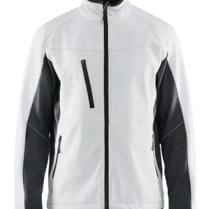 Aktuell Blakläder Softshell Jacke weiß/dunkelgrau Größe: 3XL
