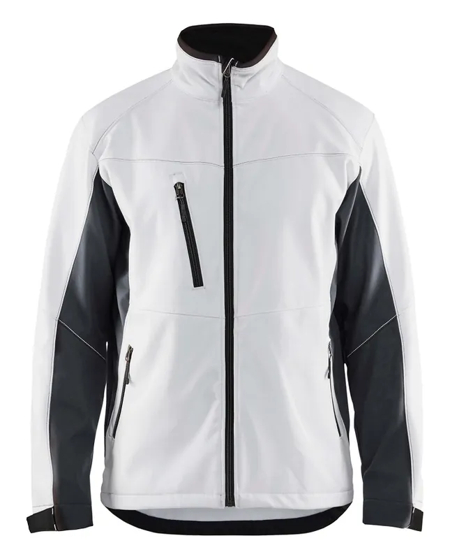 Aktuell Blakläder Softshell Jacke weiß/dunkelgrau Größe: 3XL