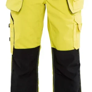 Bestseller Blakläder Damen HighVis Bundhose 7156 mit Werkzeugtaschen gelb/schwarz  Größe: 25